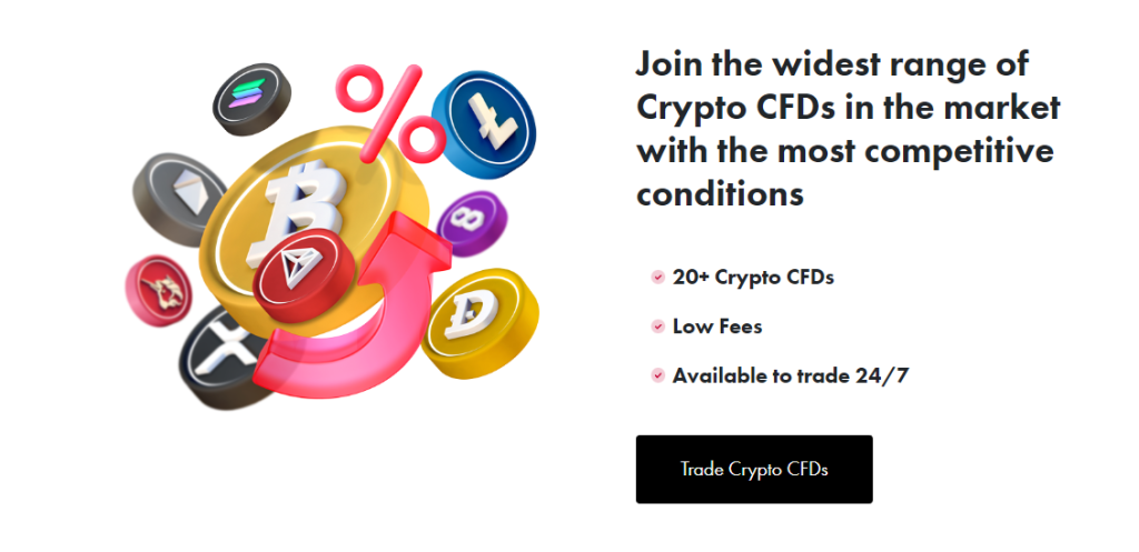 trade crypto CFDs with SquaredFinancial