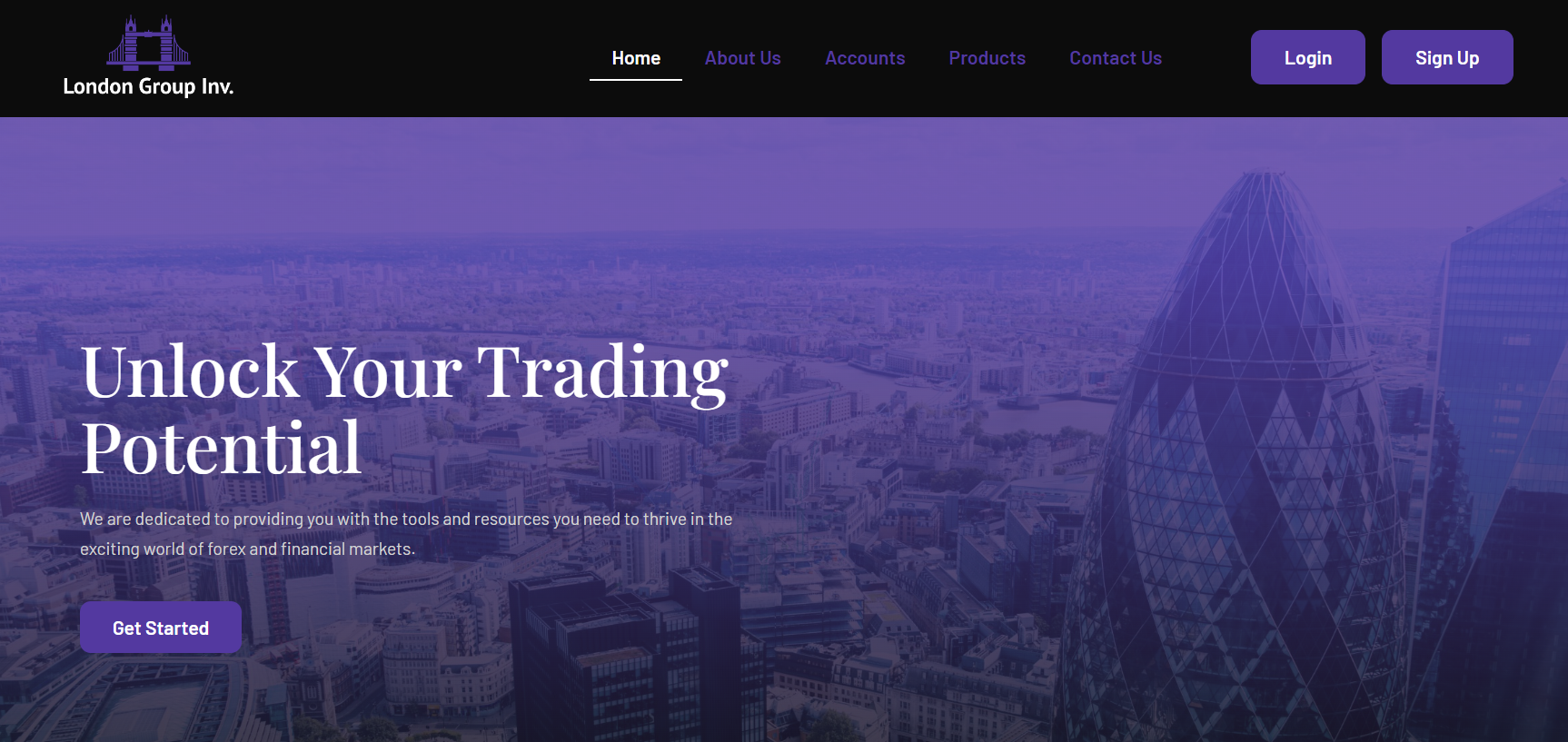 trading the markets with London Group Inv. 